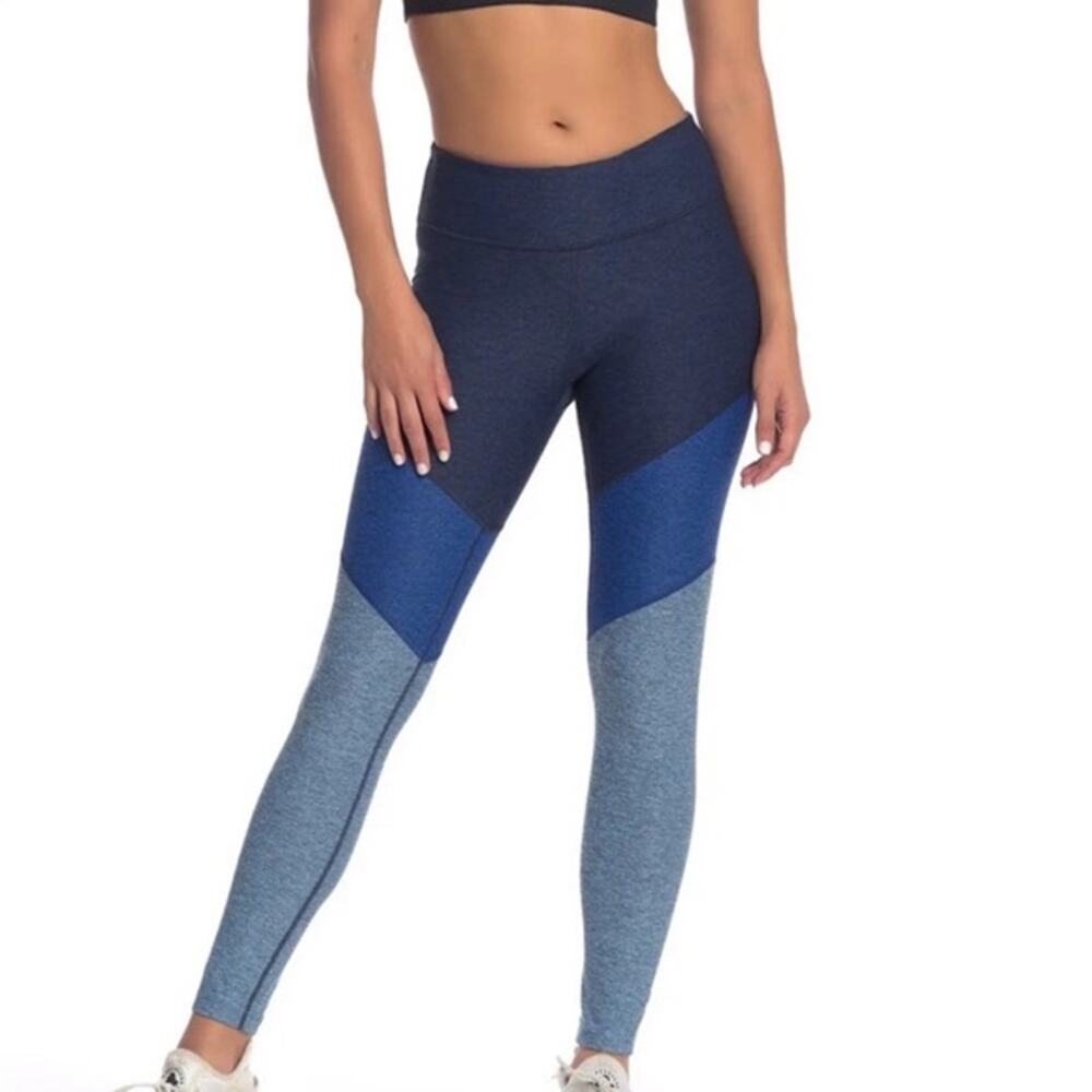 Outdoor Voices Springs 7/8 Legging Womens Small Navy Blue Gray Colorblock
